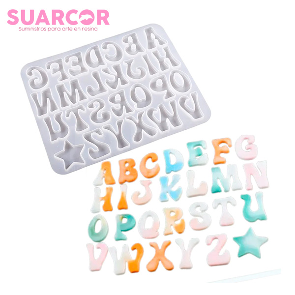 Molde De Silicon De Letras Abc Goovie Suarcor