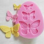 Mini Molde De Silicon En Formas De Mariposas