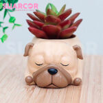 Molde De Silicon Macetero En Forma De Perro