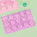 Molde De Silicon De Flores Diferentes