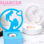Molde De Silicon Arco Maternal - sin base cuadrada.