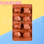 Molde De Silicon Figuras De Vehículos, Trenes, Aviones.