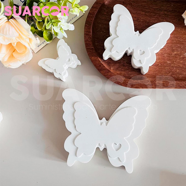 Molde De Silicon 3 Mariposas