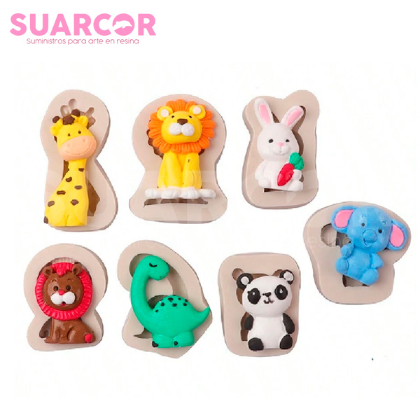 Molde De Silicon De Animales (PRECIO POR UNIDAD)