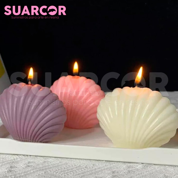Molde De Silicon Con Forma De Concha