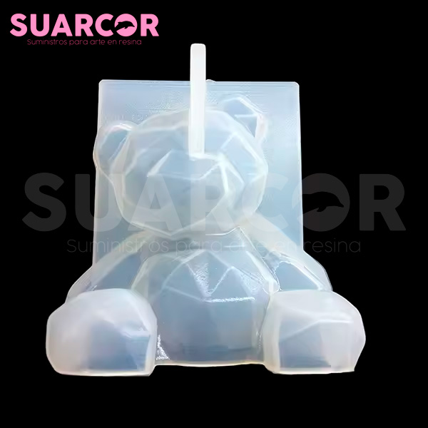 Molde De Silicon Forma De Osito Geométrico