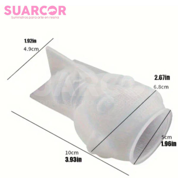 Molde De Silicon Con Forma De Muñeco de Nieve - Image 2