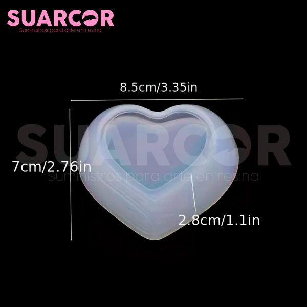 Molde De Silicon Bandeja Corazoncito - Image 2