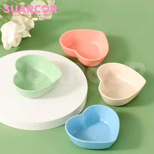 Molde De Silicon Bandeja Corazoncito