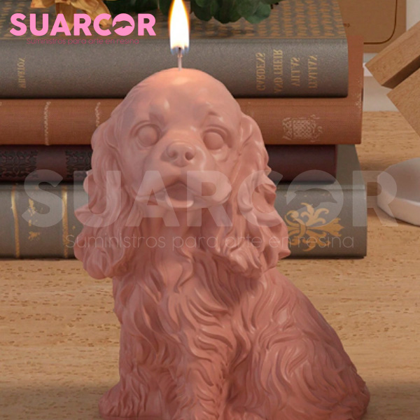 Molde De Silicon Forma De Perro con Orejas Largas