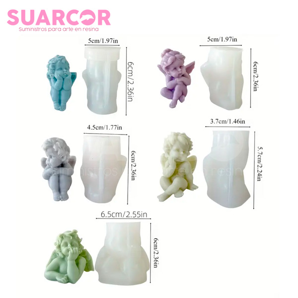 Molde De Silicon Angeles (PRECIO POR UNIDAD) - Image 2