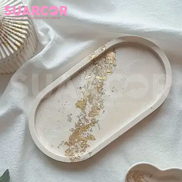 Molde De Silicona Con Forma De Bandeja Ovalada