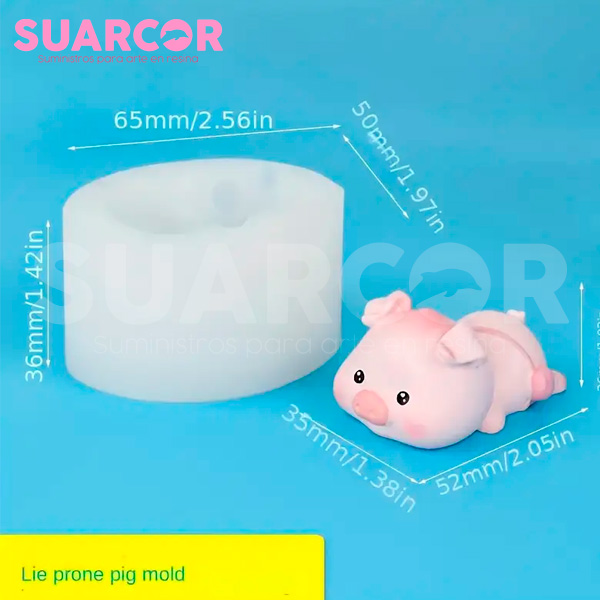 Molde De Silicon Cochinitos Tiernos (PRECIO UNIDAD) - Image 3