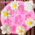 Molde De Silicon Varias Flores