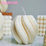 Molde De Silicon Vela Espiral