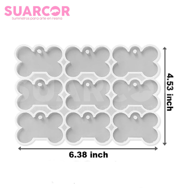 Molde De Silicon Dijes Forma De Huesos - Image 2