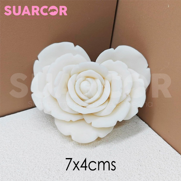 Molde De Silicon Rosa en Relieve