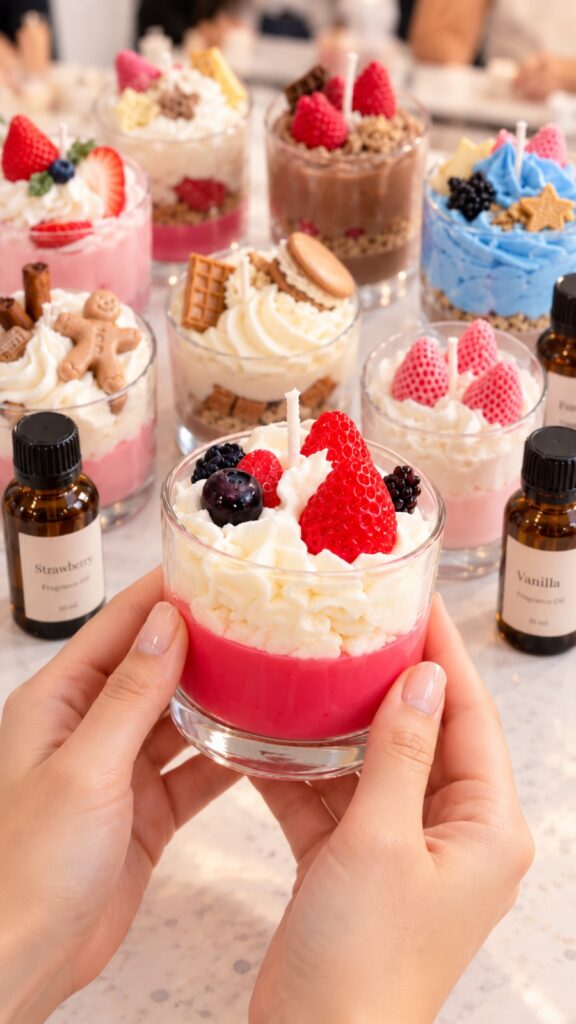 Curso de velas en Costa Rica, velas de molde, wax melts y velas tipo postre - Suarcor